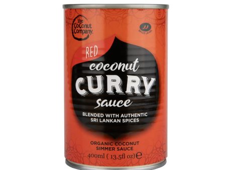 The Coconut Company Organic Red Coconut Curry Sauce 400ml Online Hot Sale