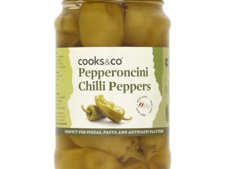 Cooks and Co Cooks & Co Green Pepperoncini Peppers 280g on Sale