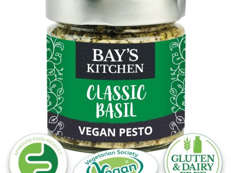 Bays Kitchen Classic Basil Vegan Pesto Low FODMAP 190g For Discount