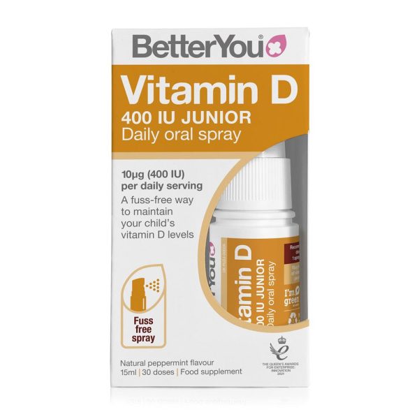 BetterYou D400 Junior Vitamin D Daily Oral Spray 15Ml Sale