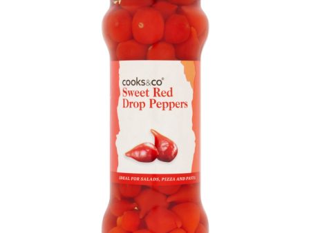 Cooks and Co Sweet Red Drop Peppers 235g For Cheap