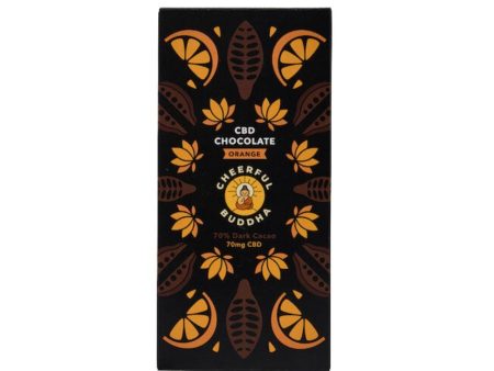 Cheerful Buddha CBD Infused Chocolate (Orange) - 70g For Cheap