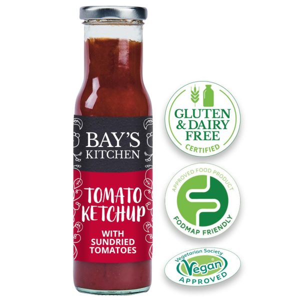 Bays Kitchen Tomato Ketchup with Sundried Tomatoes Low FODMAP 270g Hot on Sale