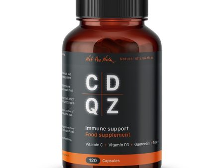 CDQZ Vitamin C Vitamin D3 Quercetin & Zinc 120 Capsules Supply