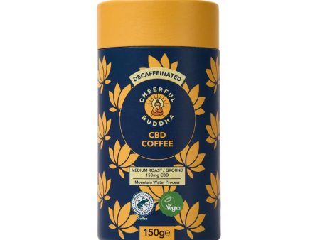 Cheerful Buddha CBD Coffee - Decaffeinated (Ground) - 150g Discount