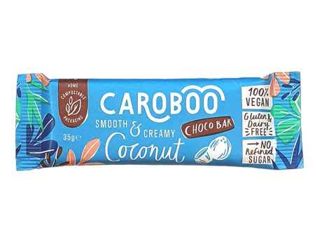 Caroboo Smooth & Creamy Coconut Carob Bar 35g Online Sale