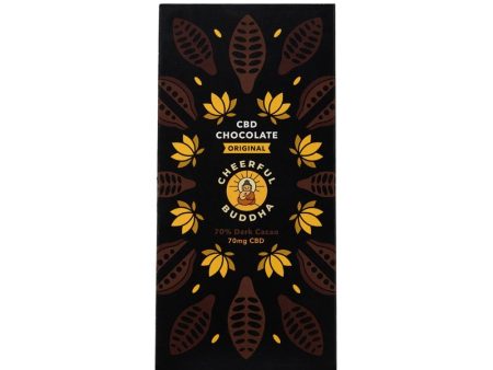 Cheerful Buddha CBD Infused Chocolate (Plain) - 70g Fashion