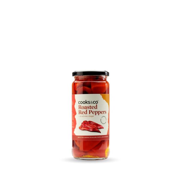 Cooks and Co Cooks & Co Roasted Red Peppers 460g For Discount