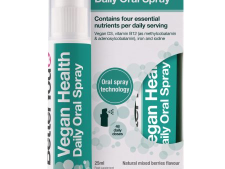 BetterYou Vegan Health Daily Oral Spray 25ml Discount