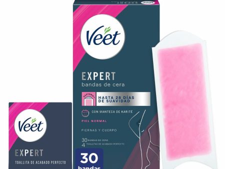 Testszőrzet Eltávolító Csíkok Veet Expert (30 egység) For Discount