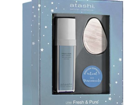 Szépségápolási szett Atashi Fresh Pure 2 Darabok For Discount