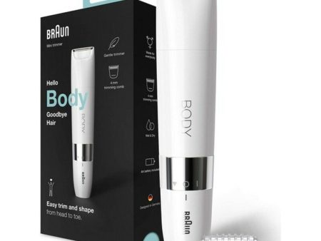 Elektromos Epilátor Braun BS1000 Fehér Unisex Puha Hot on Sale