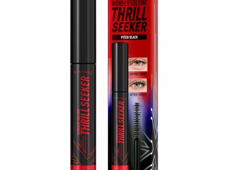 Szempillafesték Rimmel London Volume Thrill Seeker Nº 004 Pitch Black 8 ml Fashion