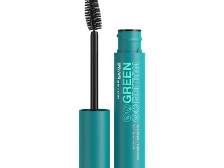 Volumennövelő Szempillaspirál Maybelline Green Edition Fekete (9,5 ml) Online Sale