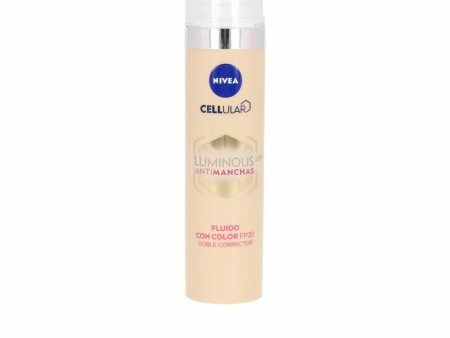 Színezett hidratáló krém Nivea Luminous Antimanchas Spf 20 40 ml Sale