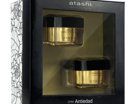 Szépségápolási szett Atashi Antiedad Öregedésgátló 2 x 50 ml 2 Darabok Cheap