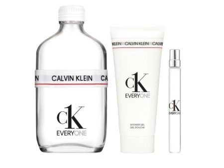 Unisex Parfüm Szett Calvin Klein EDT Everyone 3 Darabok For Discount