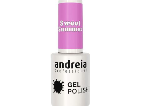 Zselés körömlakk Andreia Gel Polish 10,5 ml Rózsaszín Lila For Cheap