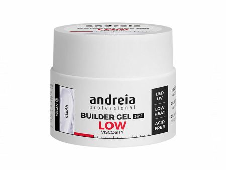 Zselés körömlakk Builder Low Viscosity Andreia HG0BGLVC44 Világos Tónus (44 g) Hot on Sale