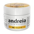 Zselés körömlakk Andreia Gel Paint 4 ml Sárga Nº 05 Online Sale